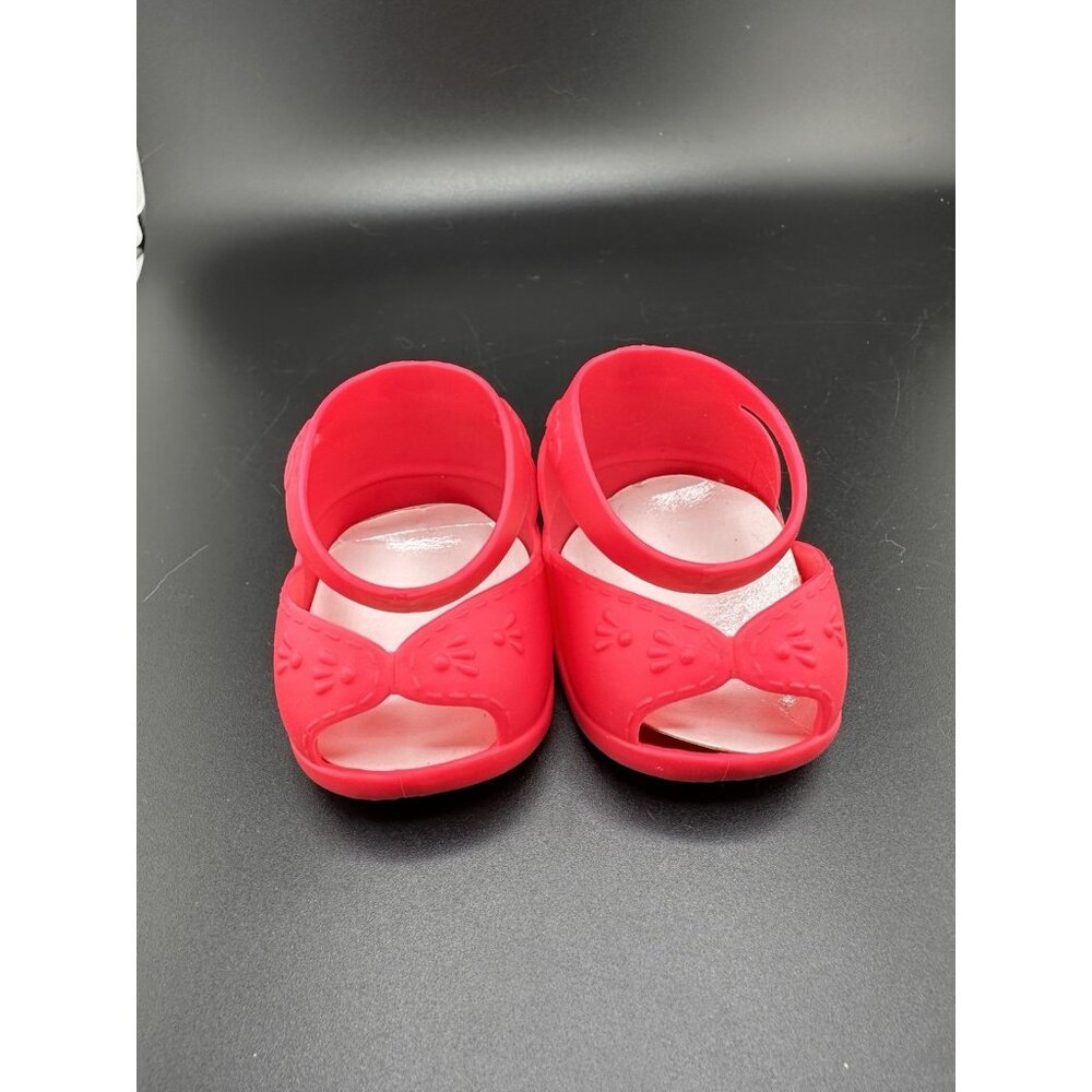 Cabbage Patch Kids Bright Pink Shoes Ankle Straps‎ 2009 OAA Jakks Pacific